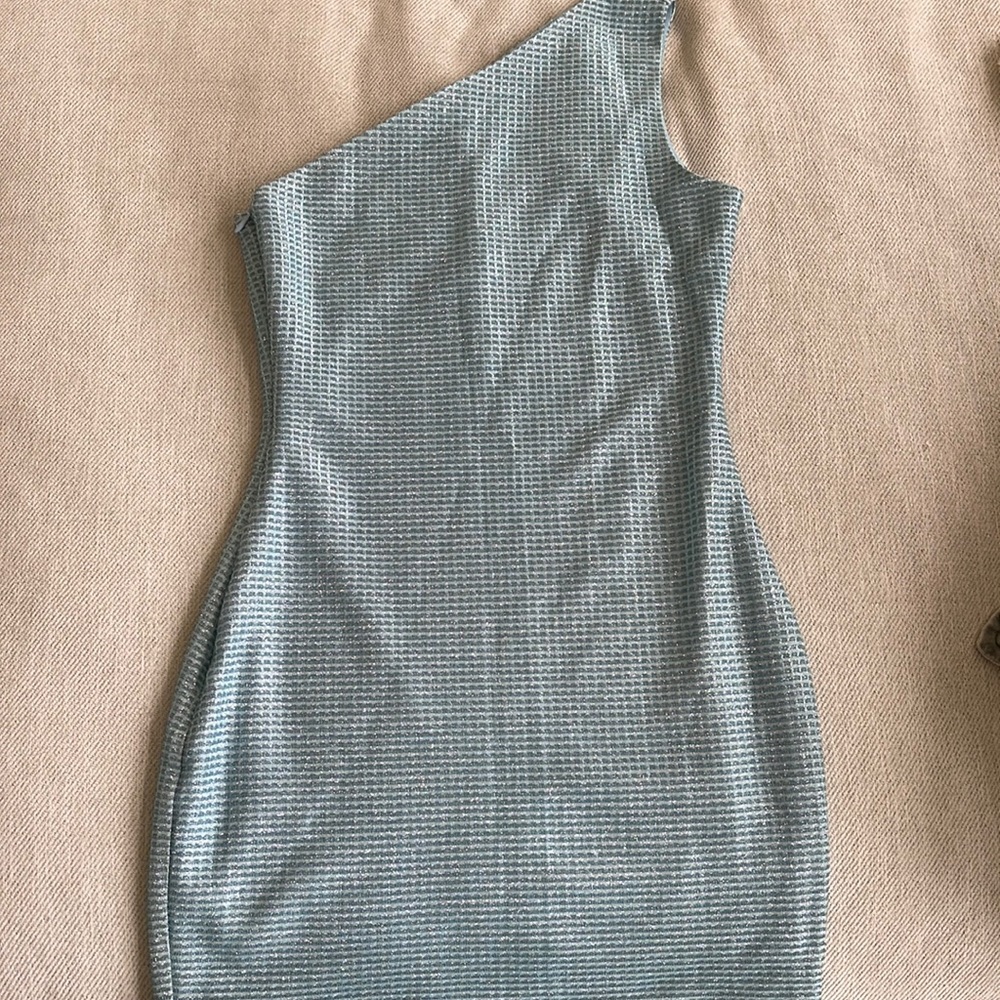 Superdown one shoulder sequin dress